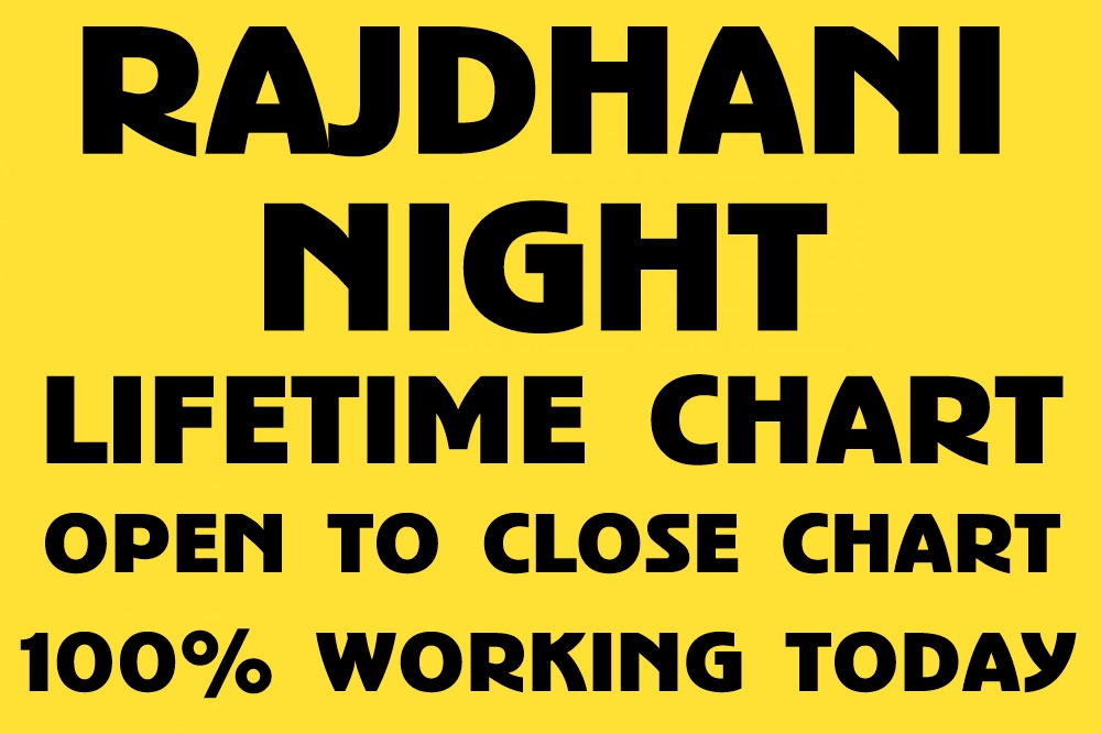 Rajdhani Night Chart Satta Number Panel Chart, Sattamatka, Matka Satta 2022